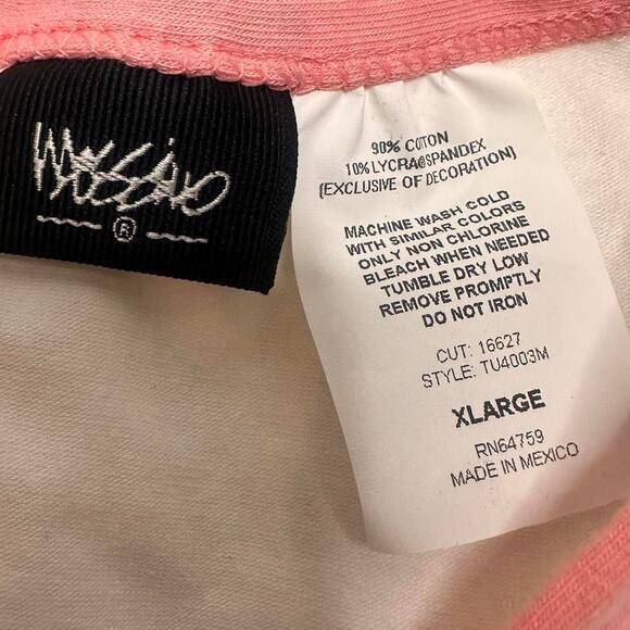 Mossimo Vintage Y2K 2000s Cotton Baby Tee Soft & Flattering Size XL - Picture 4 of 4